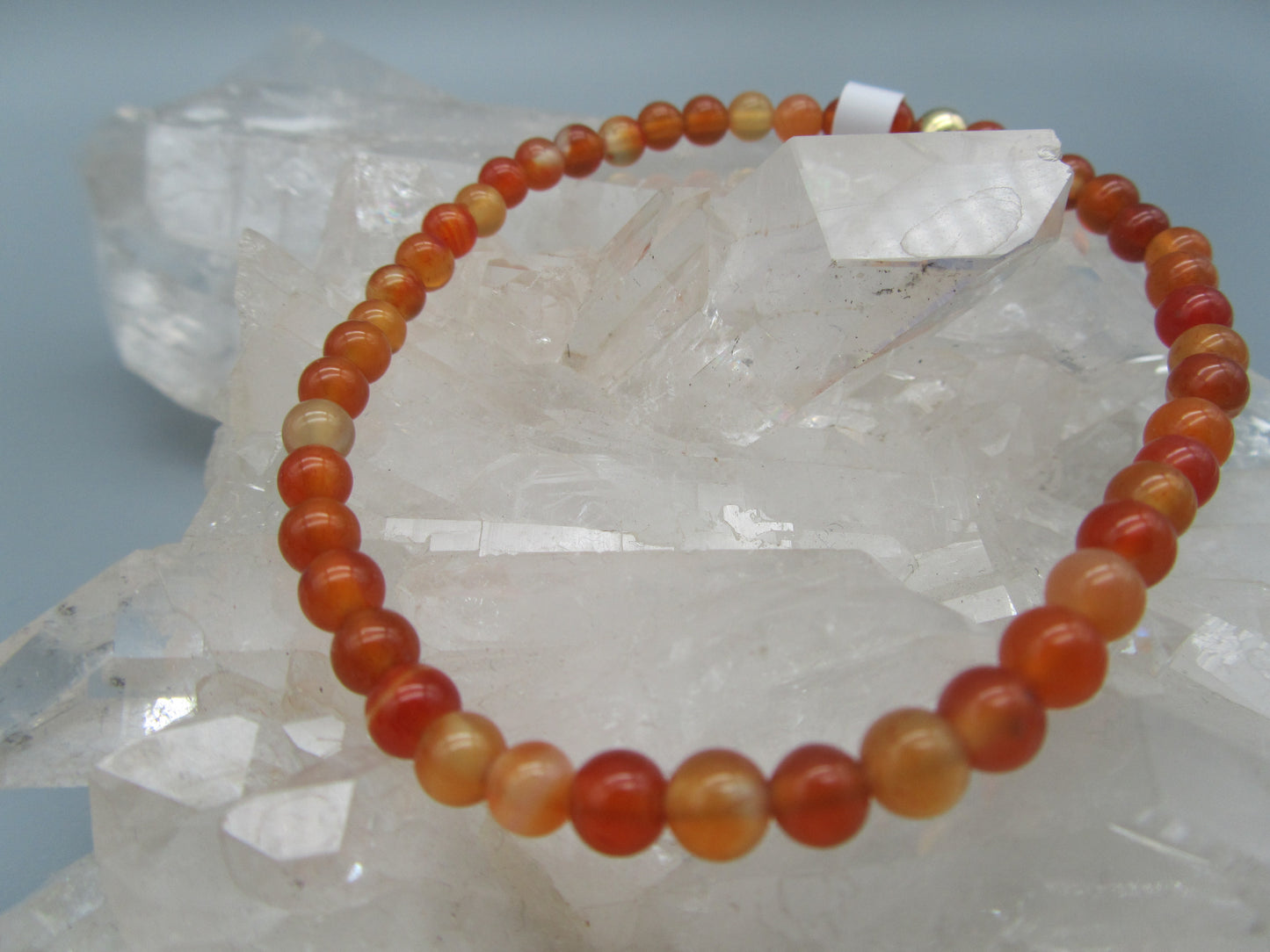 Armband Karneol ( Kraft und gute Laune Stein :)