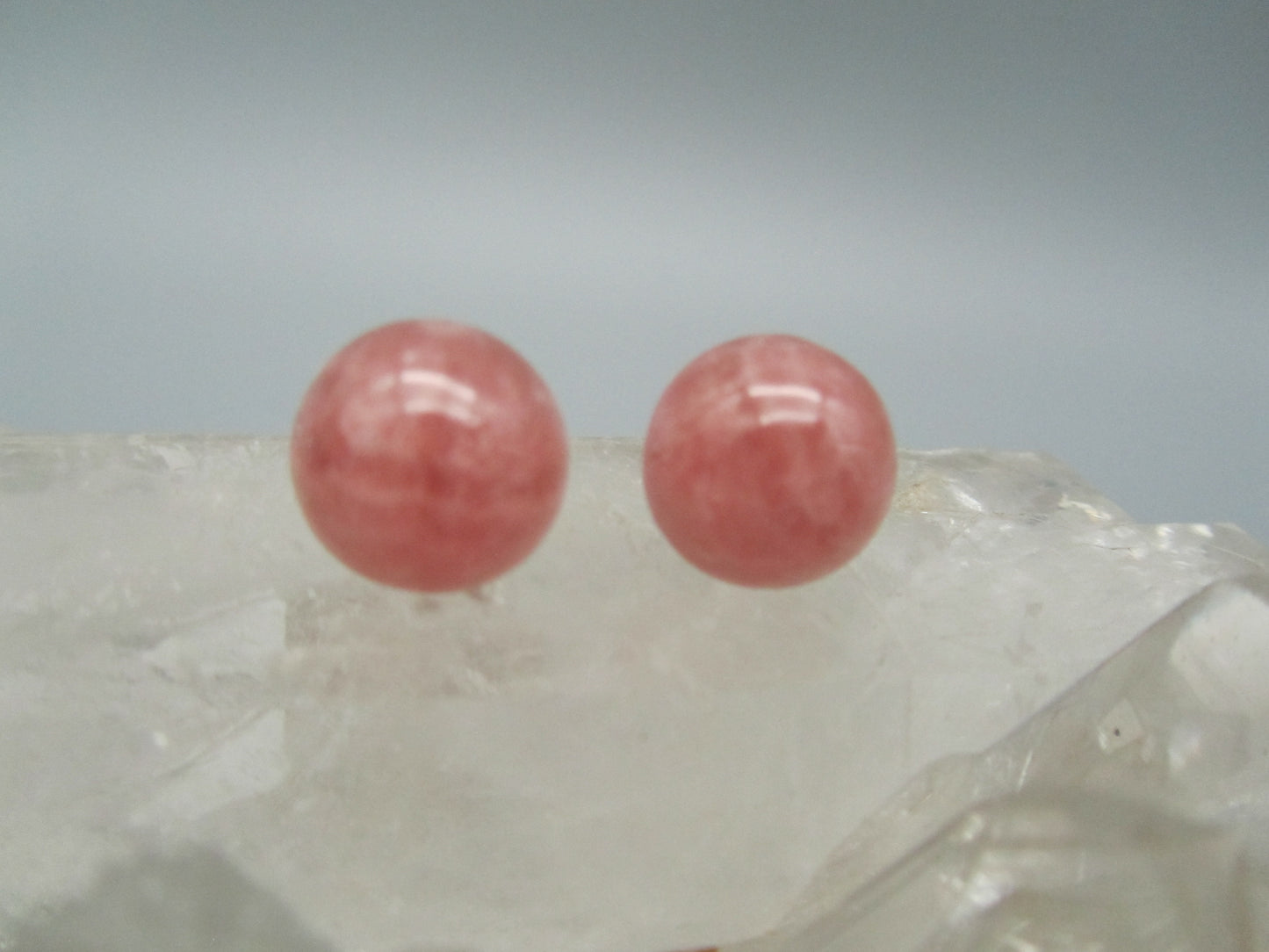 Rhodocrosit Ohrringe