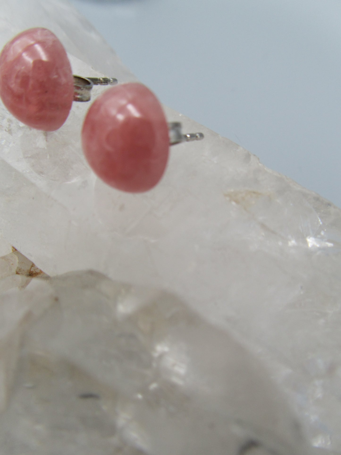 Rhodocrosit Ohrringe