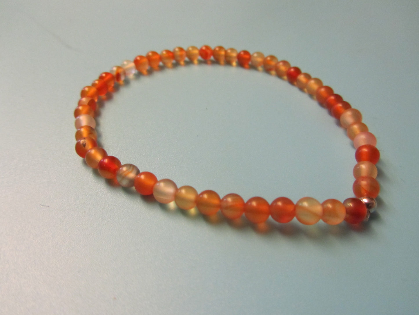 Armband Karneol ( Kraft und gute Laune Stein :)