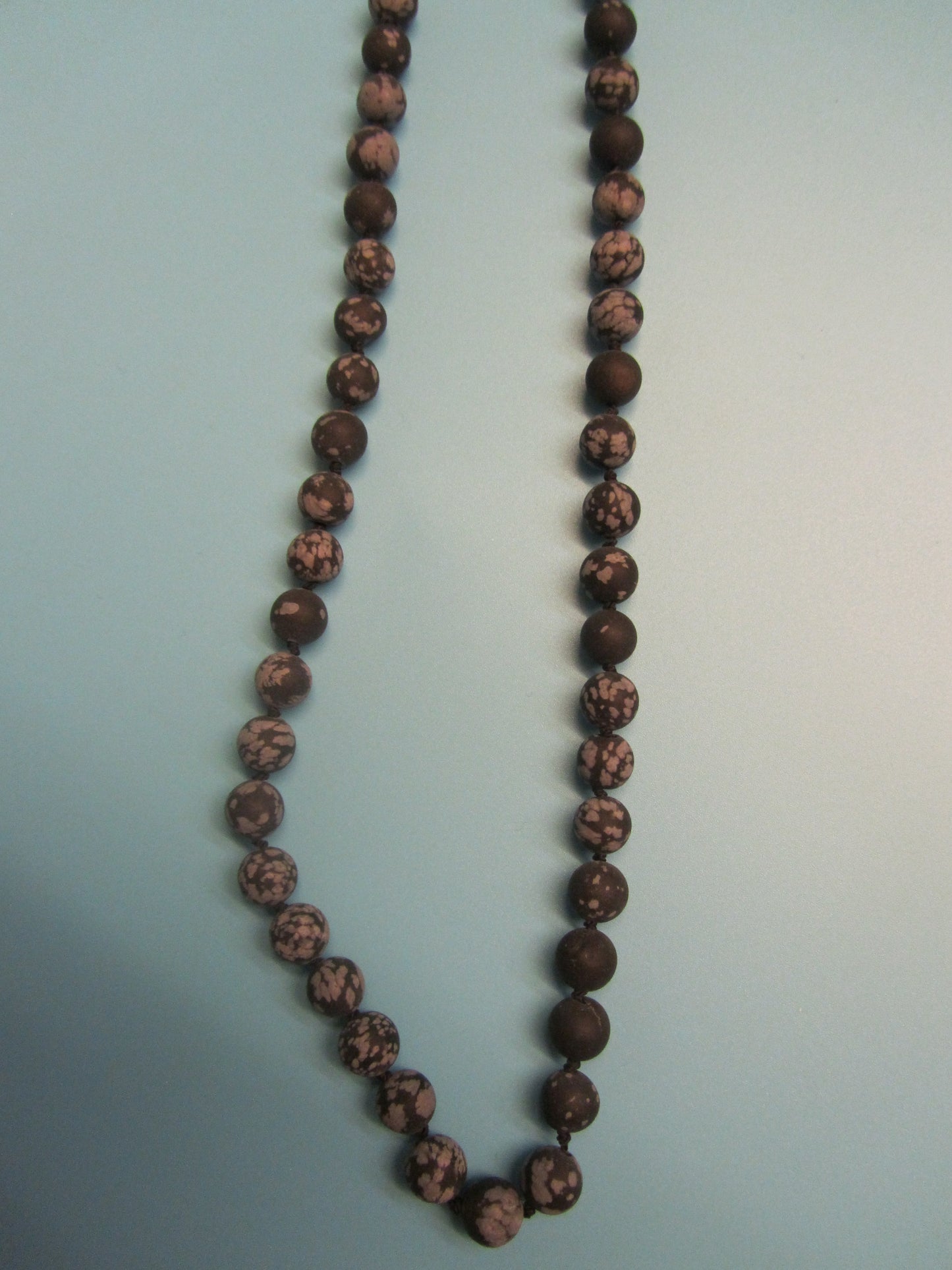 Kette Schneeflockenobsidian