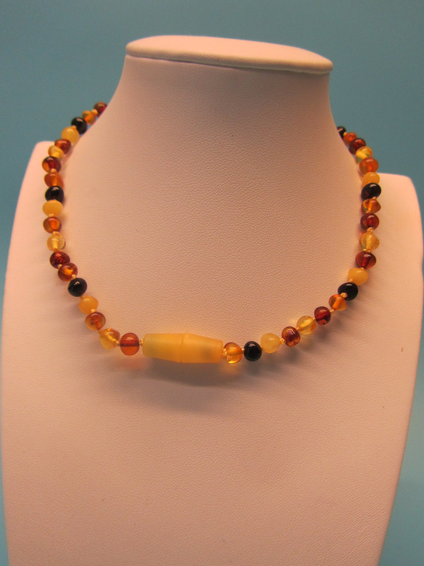 Baby- Bernstein -Kette bunt