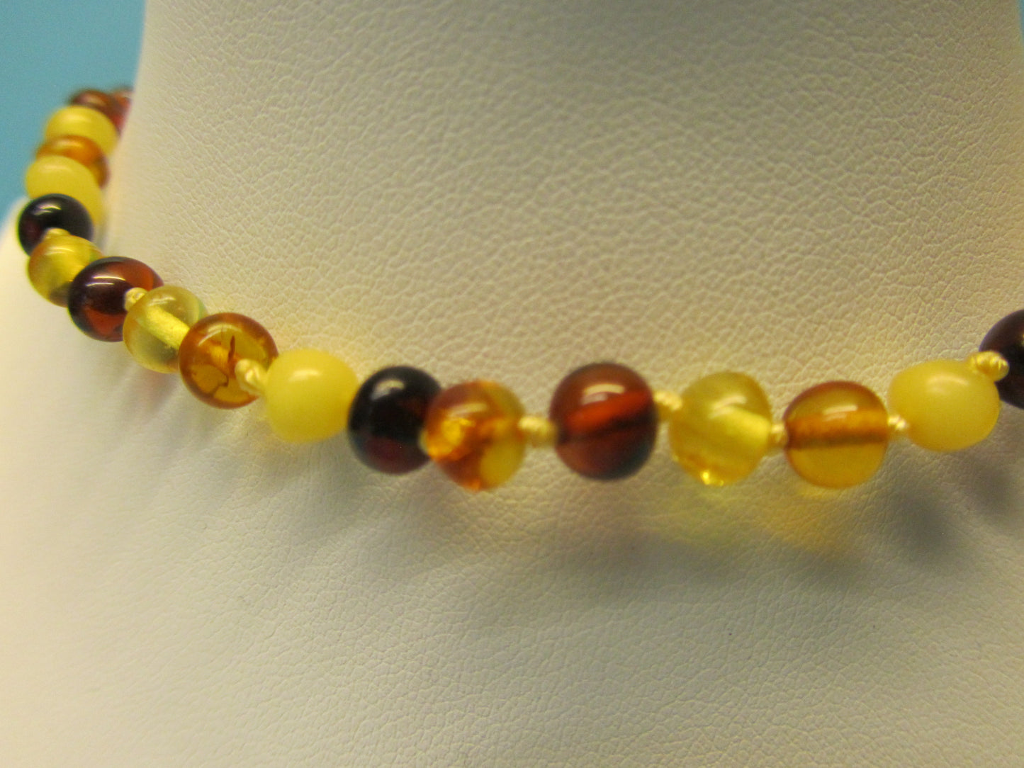 Baby- Bernstein -Kette bunt