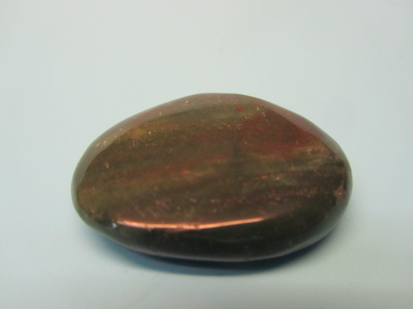 Handschmeichler Heliotrop / Hildegard von Bingen Stein ( Stein für die Ohren )