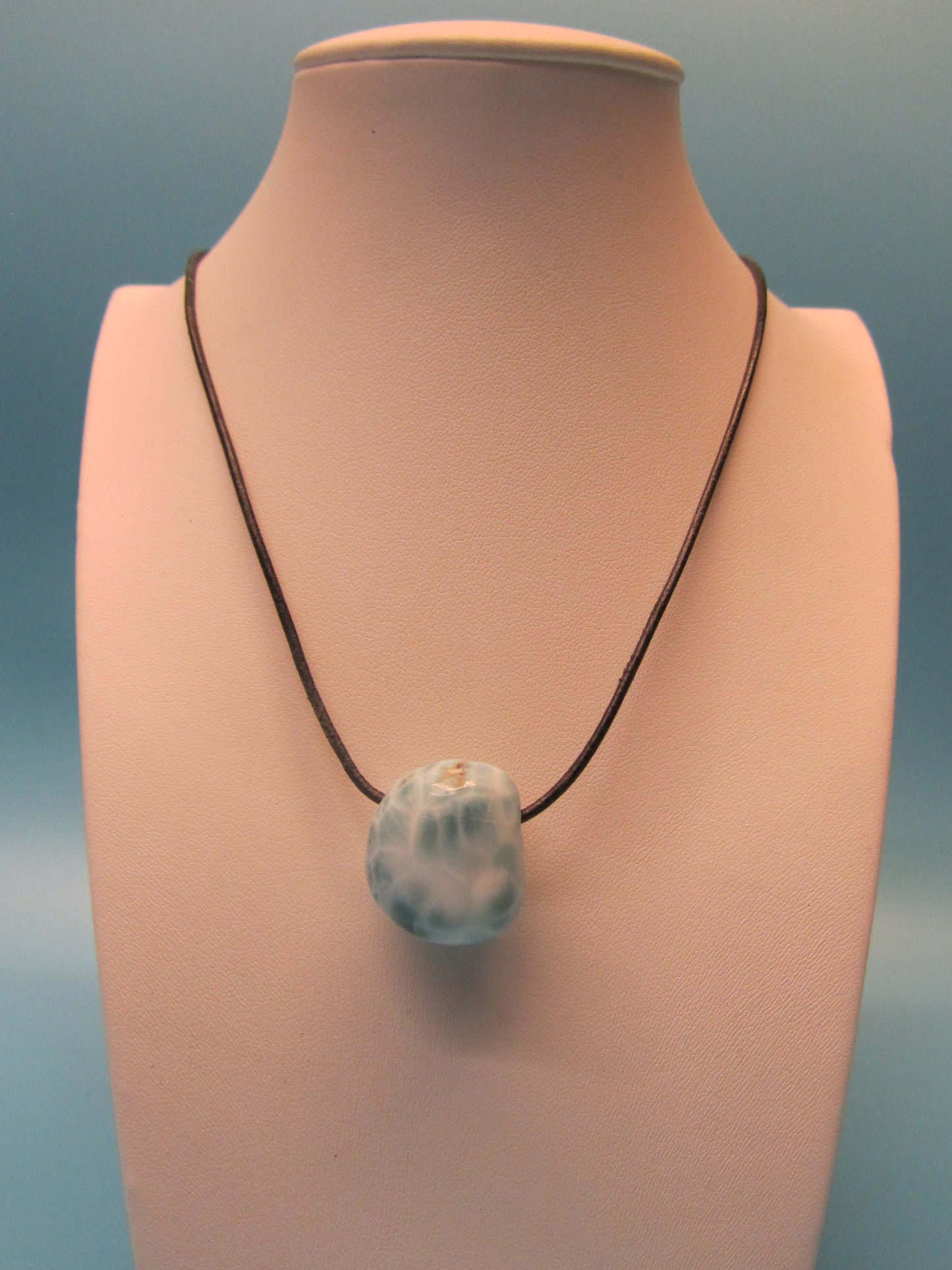 Anhänger Larimar gebohrt
