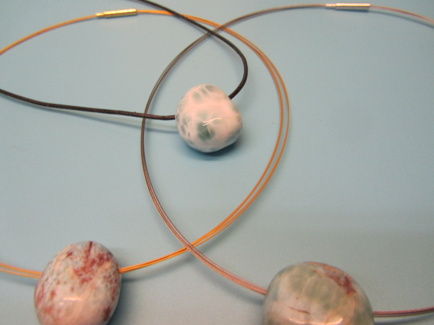 Anhänger Larimar gebohrt