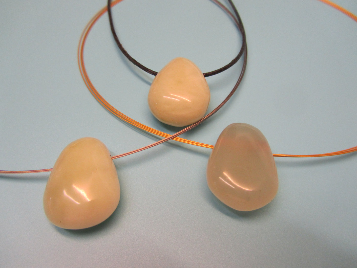 Anhänger Serpentin gebohrt