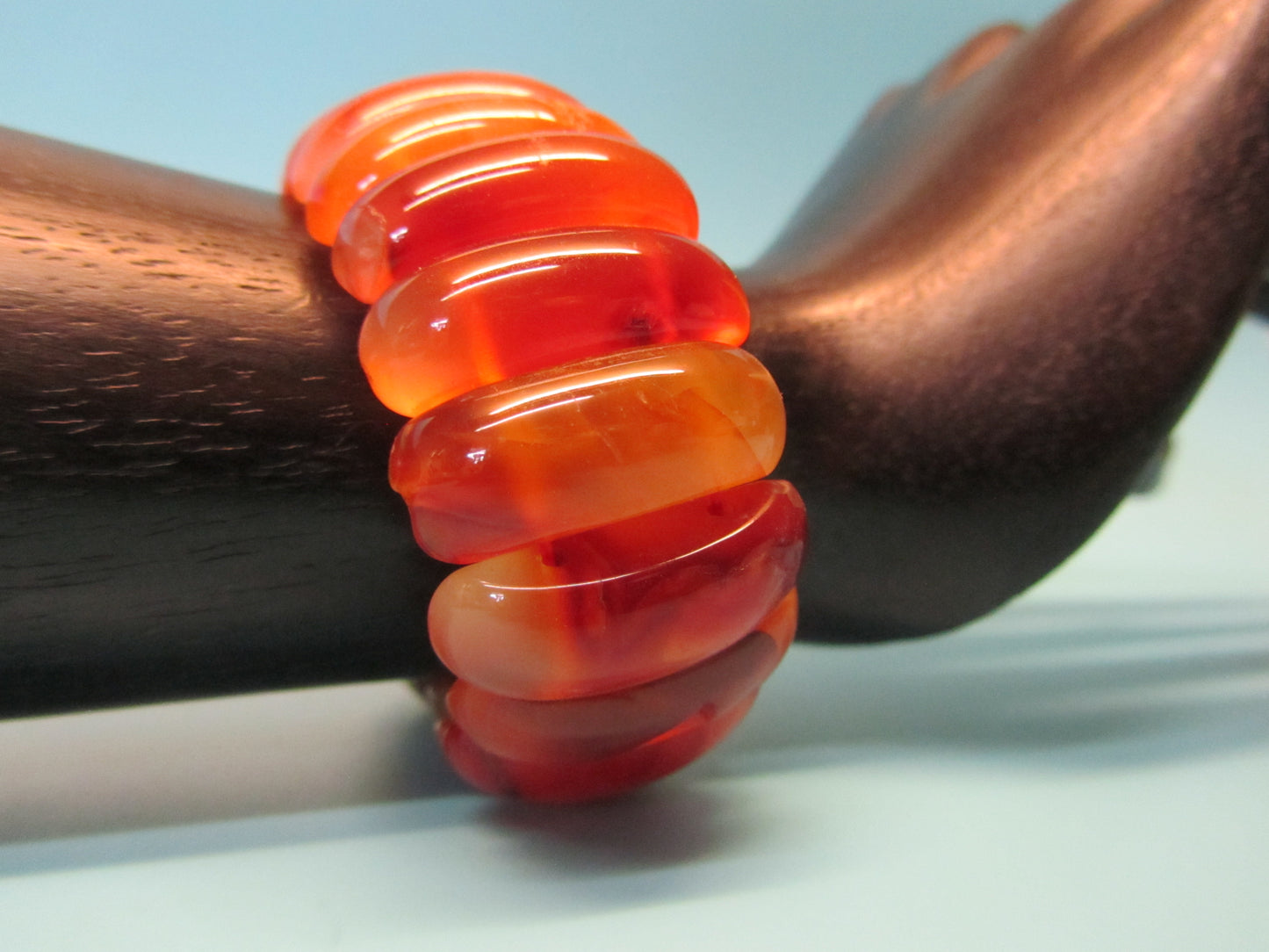 Armband Karneol ( Kraft und gute Laune Stein :)