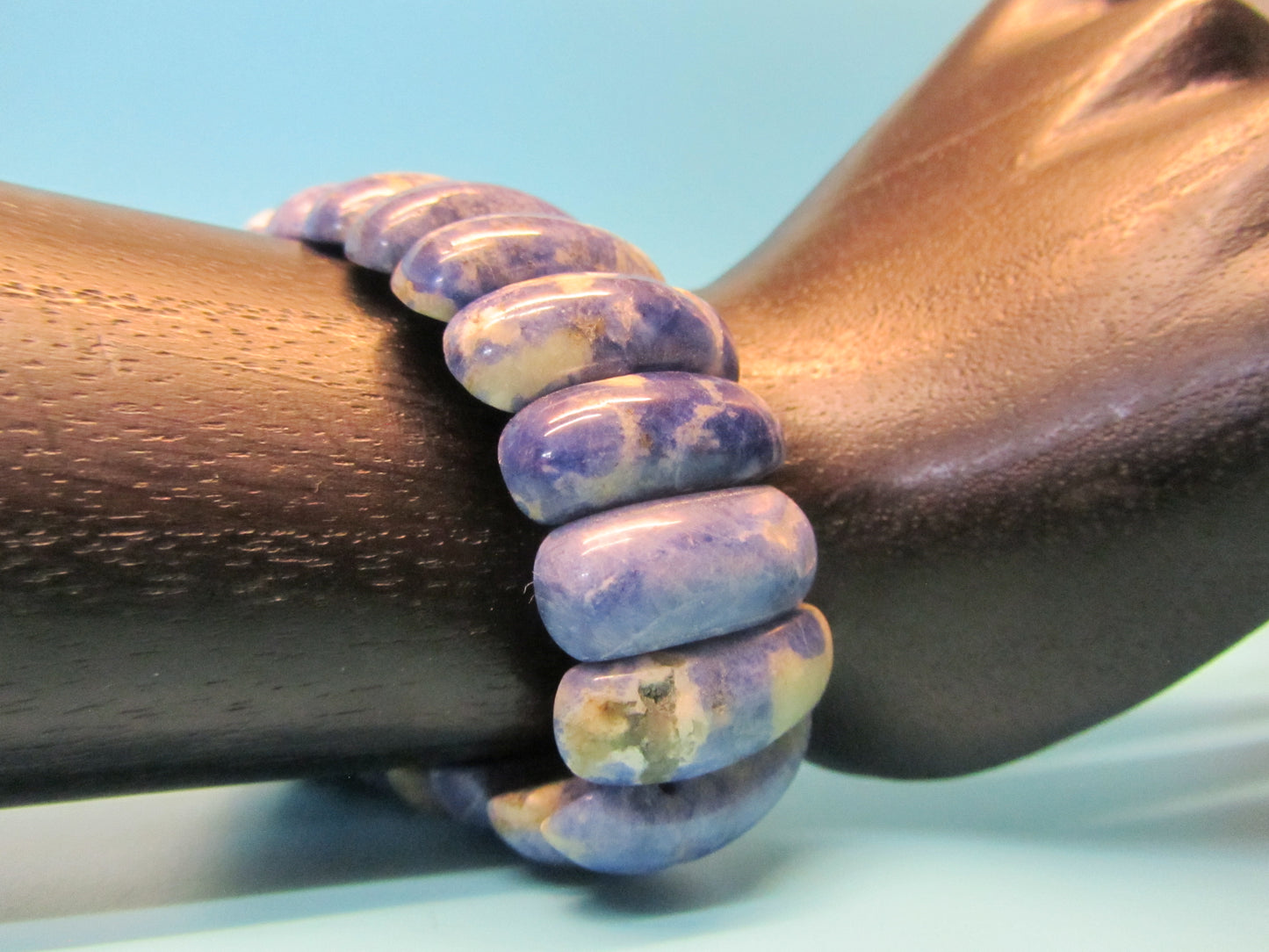 Armband Sodalith ( Der Stein für die Drüsen und den Stoffwechsel)