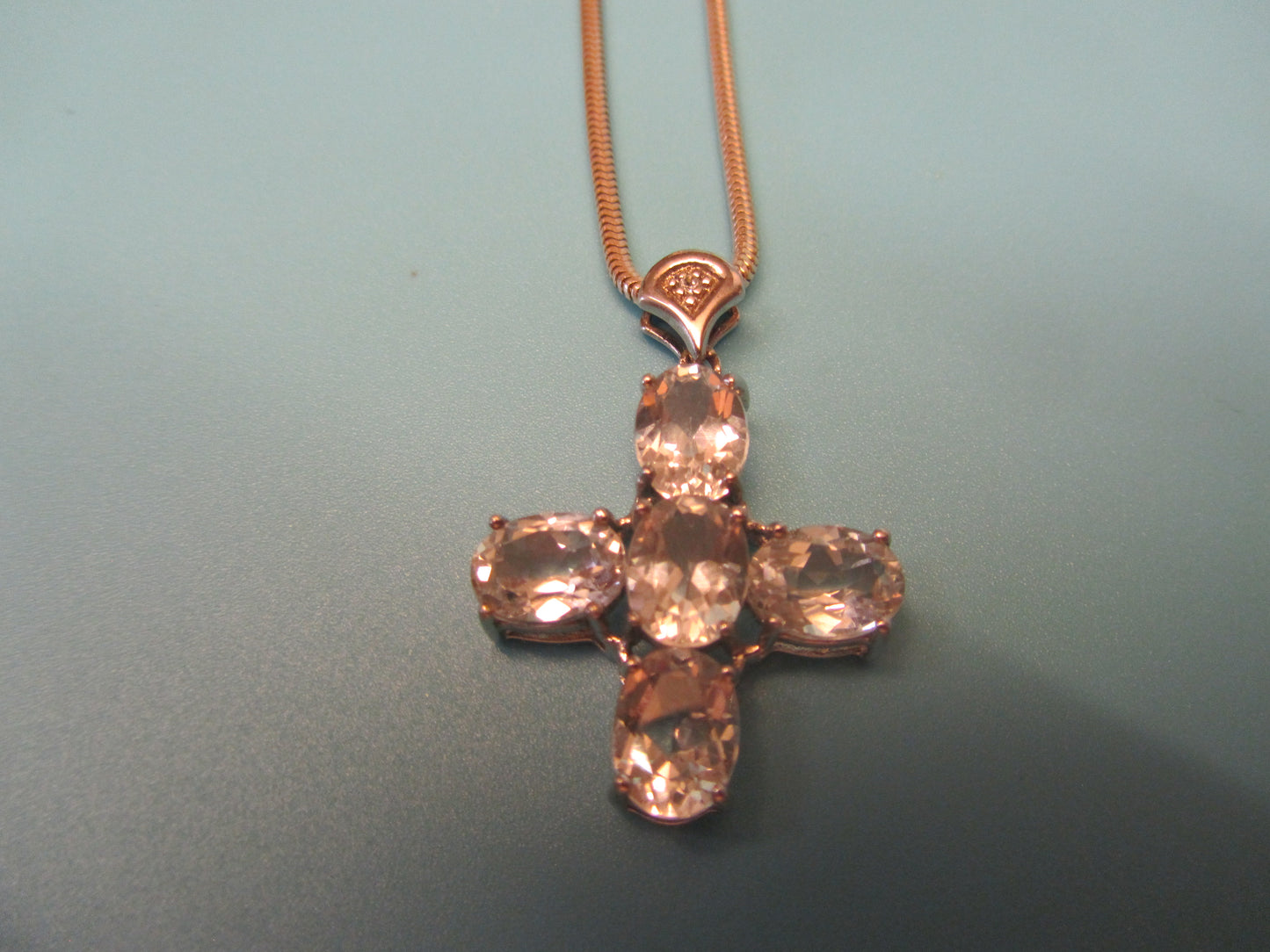 Anhänger Bergkristall Kreuz