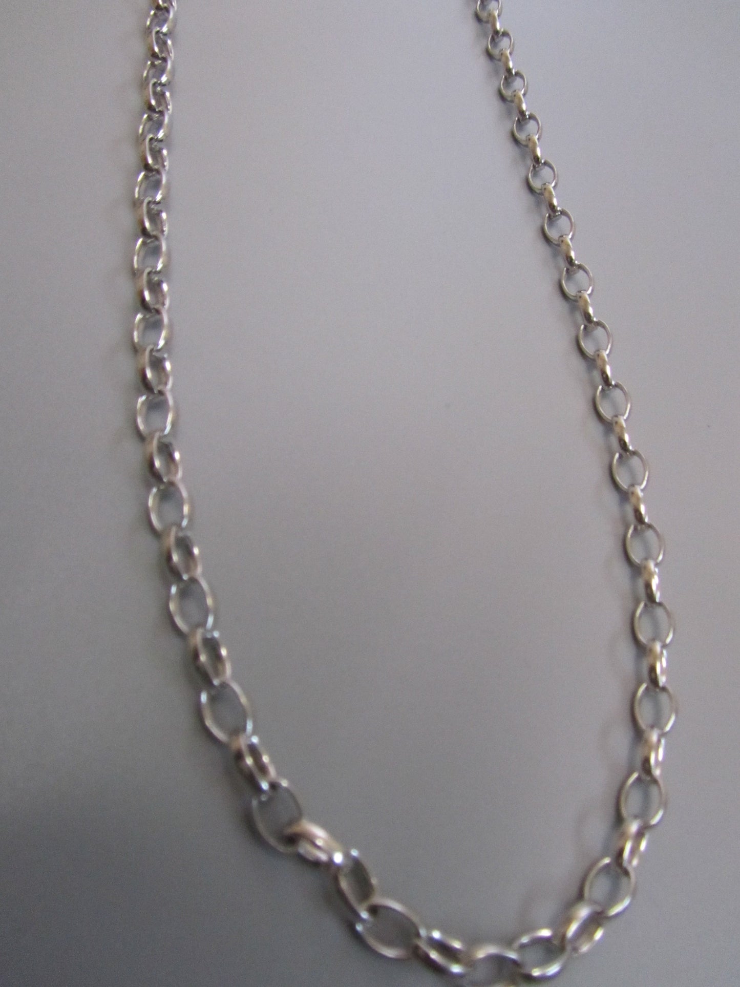 Erbskette 925 Silber 80 cm