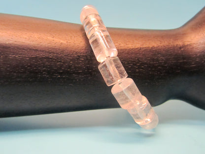 Armband Bergkristall Zylinder ( Stein der Klarheit )